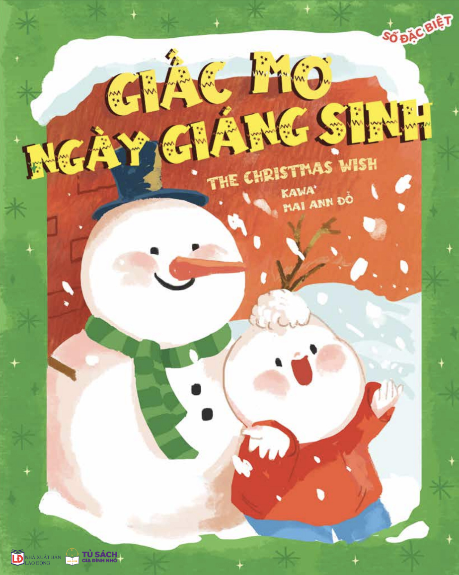 bộ sách ehon song ngữ - giấc mơ ngày giáng sinh + món quà giáng sinh (bộ 2 cuốn) - tặng kèm 1 thiệp noel + 2 tấm sticker + 1 túi 4 blindbox giáng sinh ngẫu nhiên