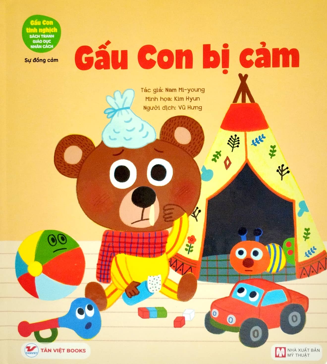 bộ sách gấu con tinh nghịch - bìa cứng (bộ 5 cuốn)