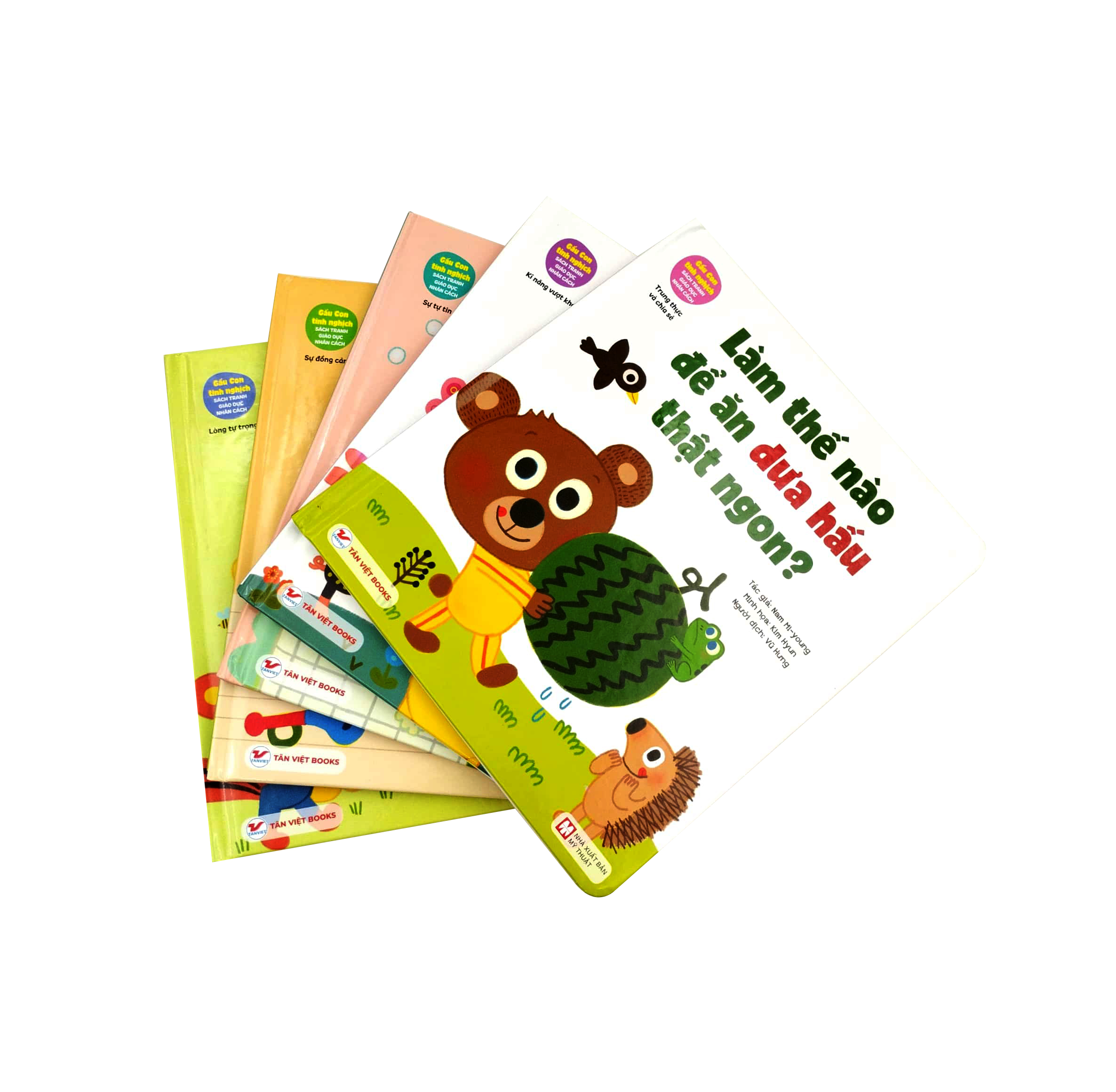 bộ sách gấu con tinh nghịch - bìa cứng (bộ 5 cuốn)