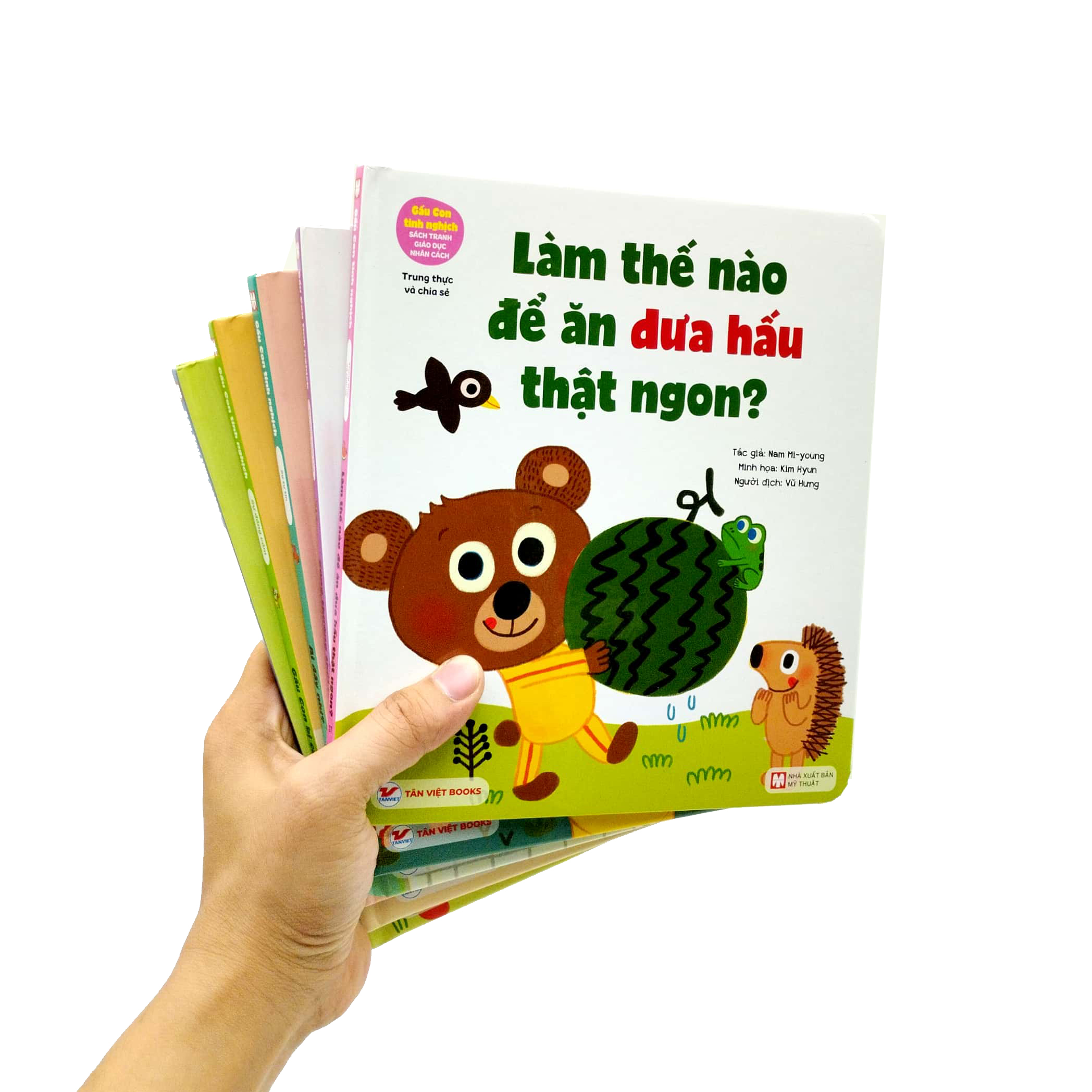 bộ sách gấu con tinh nghịch - bìa cứng (bộ 5 cuốn)