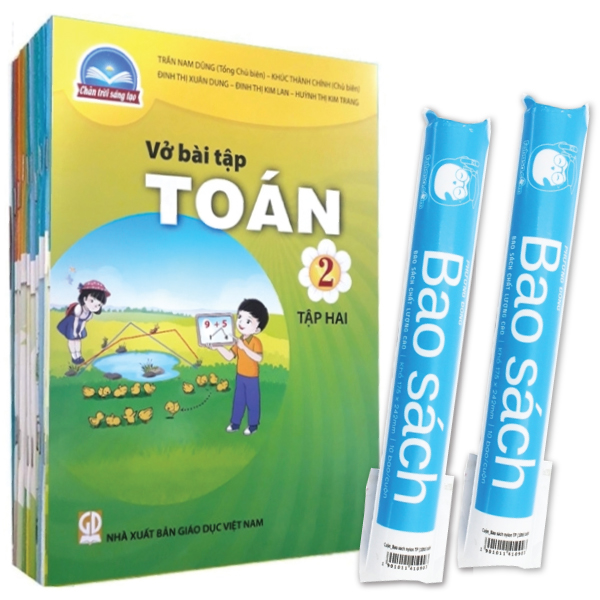 bộ sách giáo khoa bộ lớp 2 - chân trời sáng tạo - sách bài tập (bộ 11 cuốn) (2023) + 2 bao sách tp