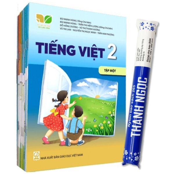 bộ sách giáo khoa bộ lớp 2 - kết nối - sách bài học (bộ 10 cuốn) (2023) + bao sách tnt