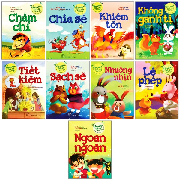 bộ sách gieo mầm tính cách cho bé yêu (2022) (bộ 9 cuốn)