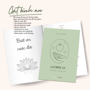 bộ sách gieo niệm lành + gặt bình an (bộ 2 cuốn)