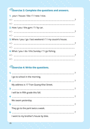 bộ sách grammar go - ôn luyện trọng tâm ngữ pháp tiếng anh tiểu học (bộ 3 cuốn)