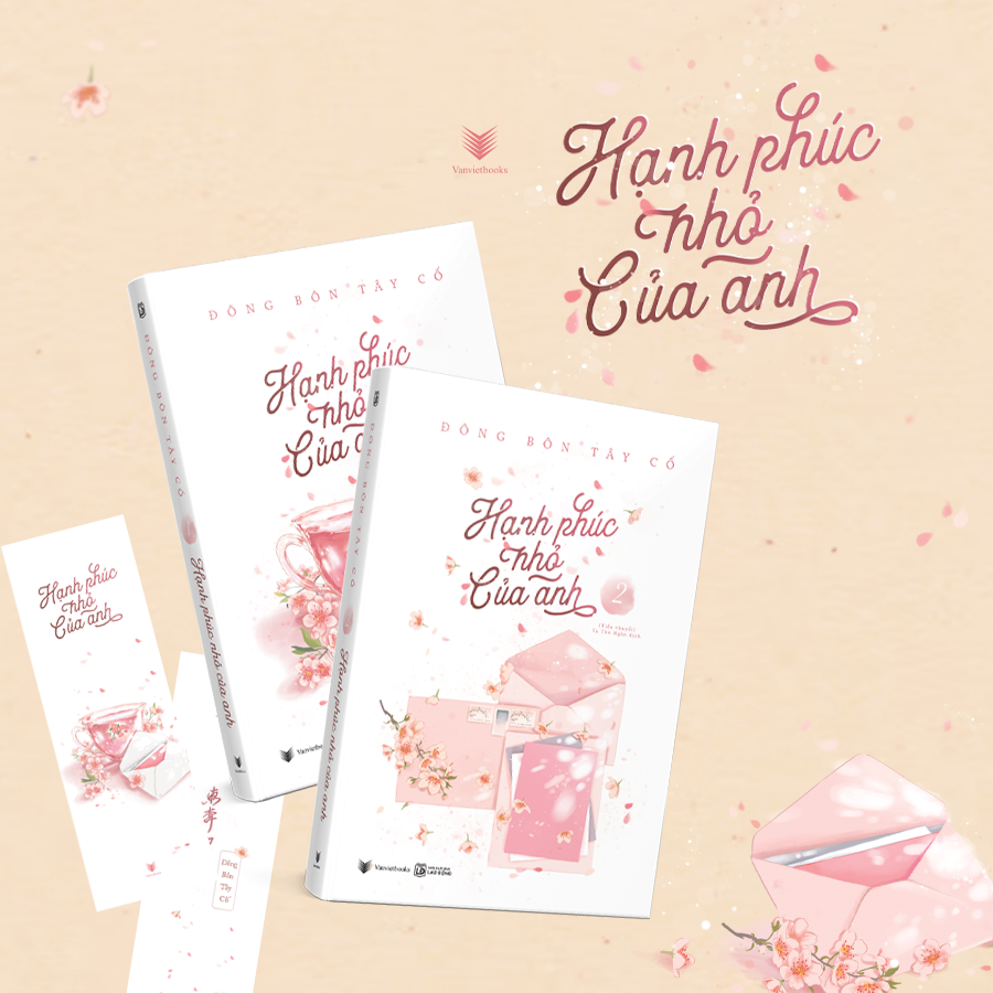 Bộ Sách Hạnh Phúc Nhỏ Của Anh - Tập 1 + Tập 2 (Bộ 2 Tập) - Bản Đặc Biệt - Tặng Kèm 2 Bookmark + 1 Tờ Gác Có Lời Nhắn Và Chữ Ký Của Tác Giả + 1 Bộ Lịch Mini + 1 Standee Mica