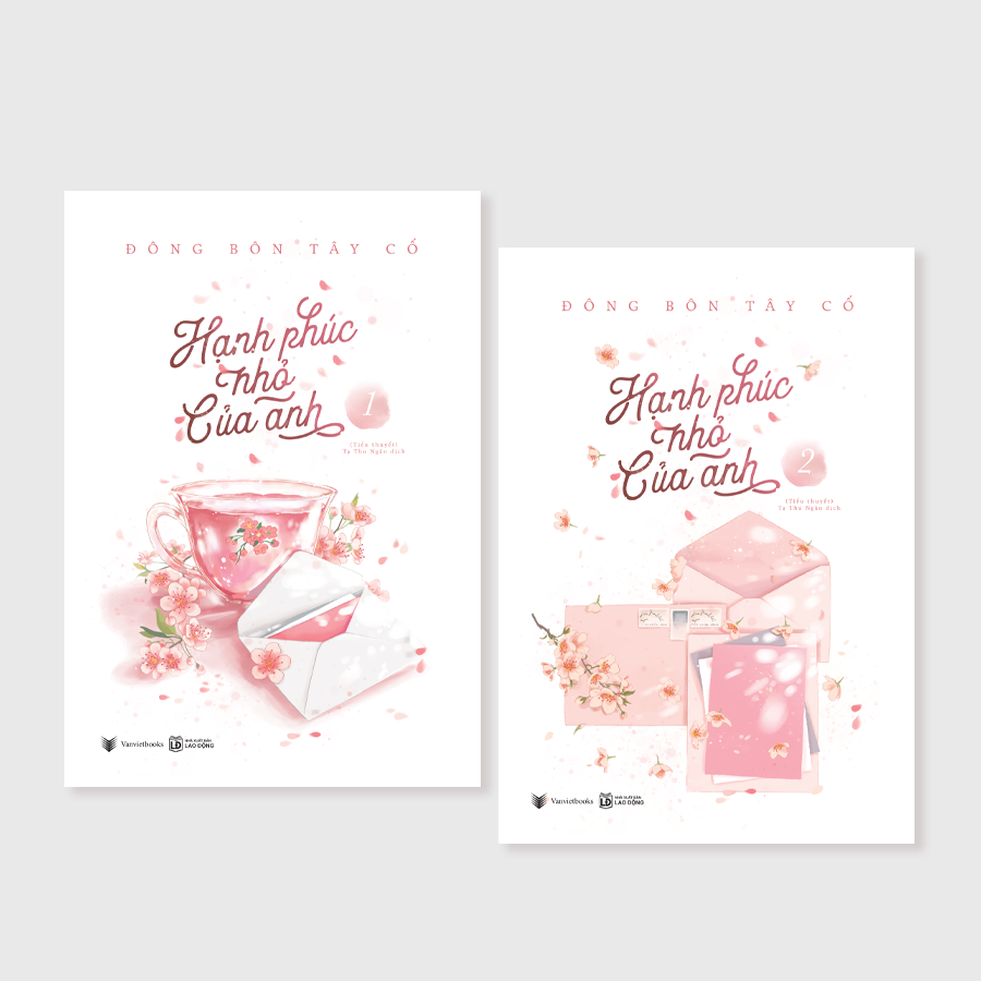 Bộ Sách Hạnh Phúc Nhỏ Của Anh - Tập 1 + Tập 2 (Bộ 2 Tập) - Tặng Kèm 2 Bookmark + 1 Tờ Gác Có Lời Nhắn Và Chữ Ký Của Tác Giả