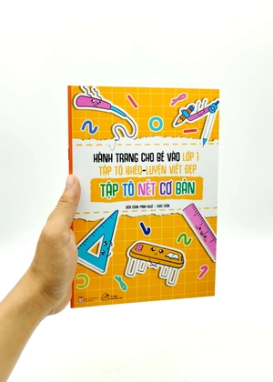 bộ sách hành trang cho bé vào lớp 1 - tập tô khéo-luyện viết đẹp (bộ 6 cuốn)