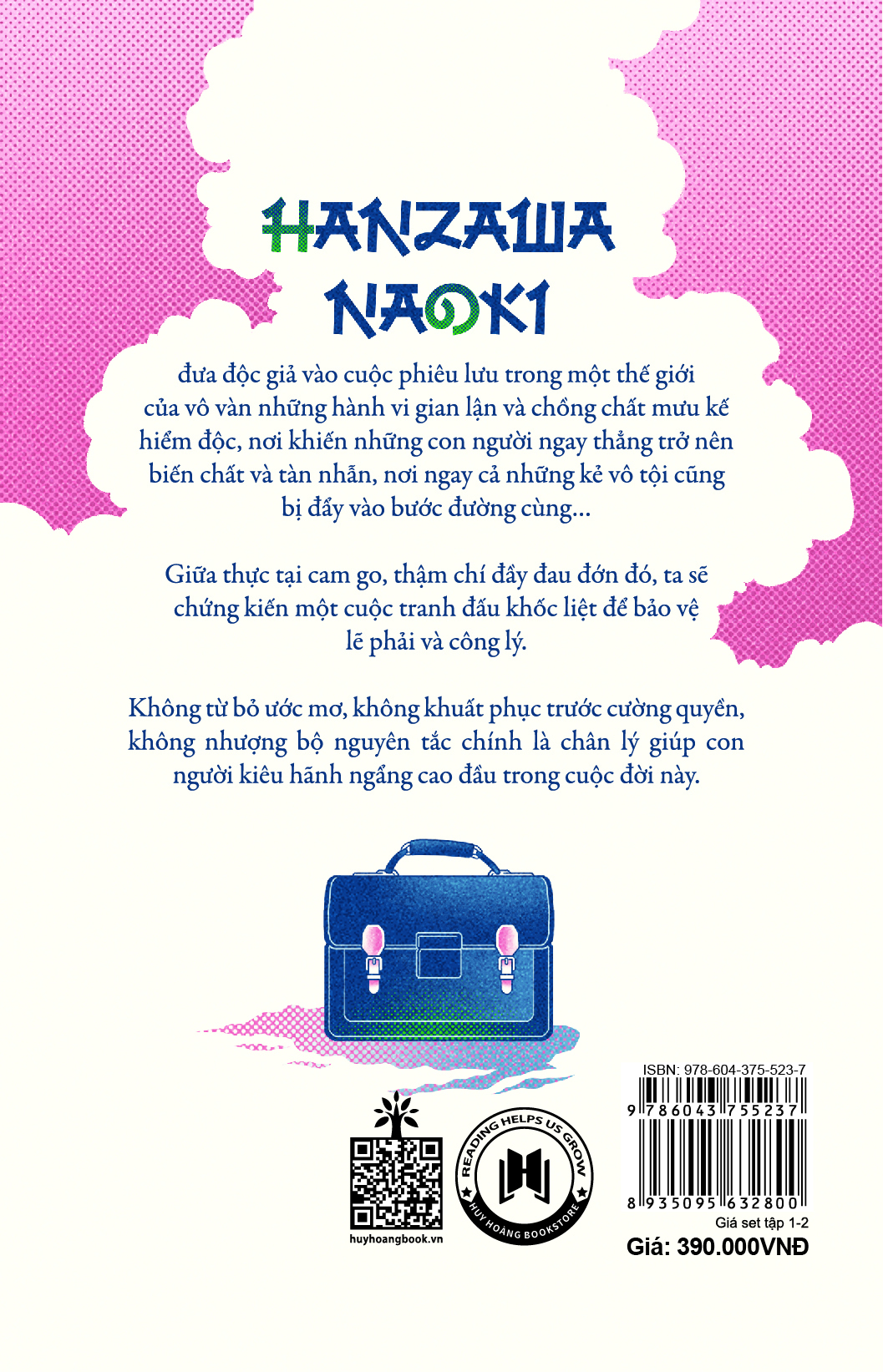 bộ sách hanzawa naoki (tập 1 + tập 2)