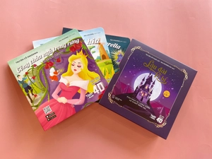 bộ sách hoạt hình song ngữ 4d - lâu đài kì bí (bộ 3 cuốn)