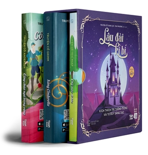 bộ sách hoạt hình song ngữ 4d - lâu đài kì bí (bộ 3 cuốn)
