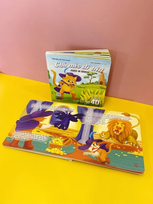 bộ sách hoạt hình song ngữ 4d - lâu đài kì bí (bộ 3 cuốn)