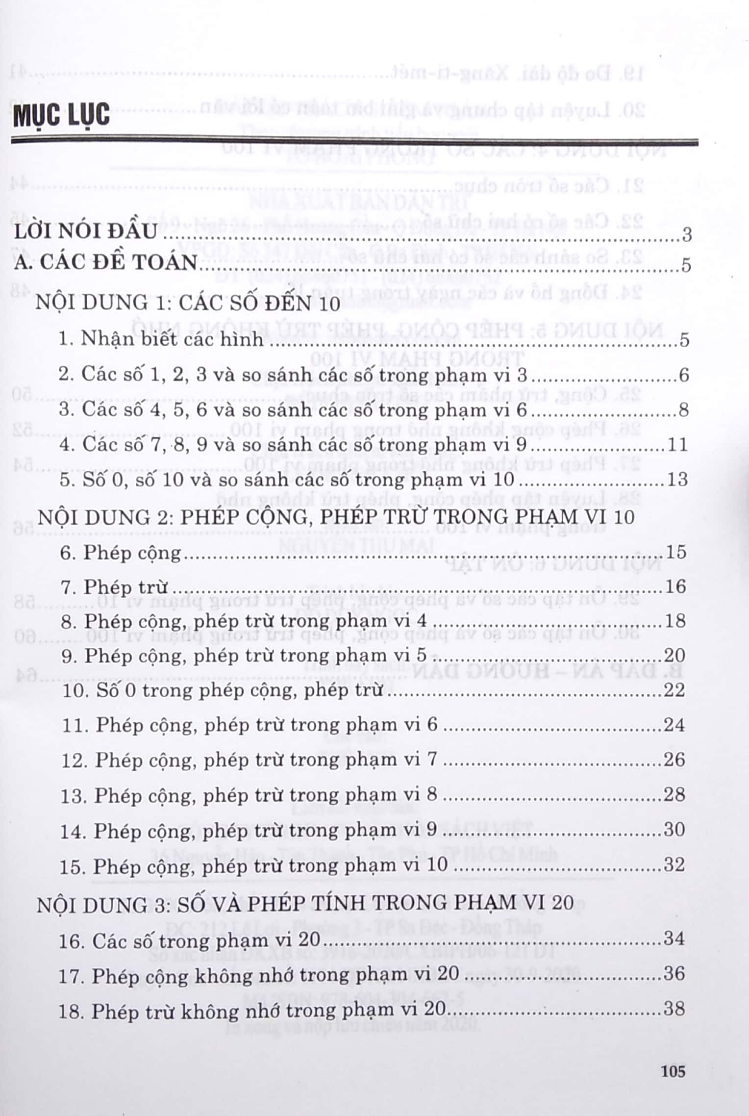 Bo Sach Hoc Tot Toan 1 + Bai Tap Trac Nghiem Toan 1 (Bo 2 Cuon) - Tang Kem Sach Cac Bai Toan Thong Minh Lop 1