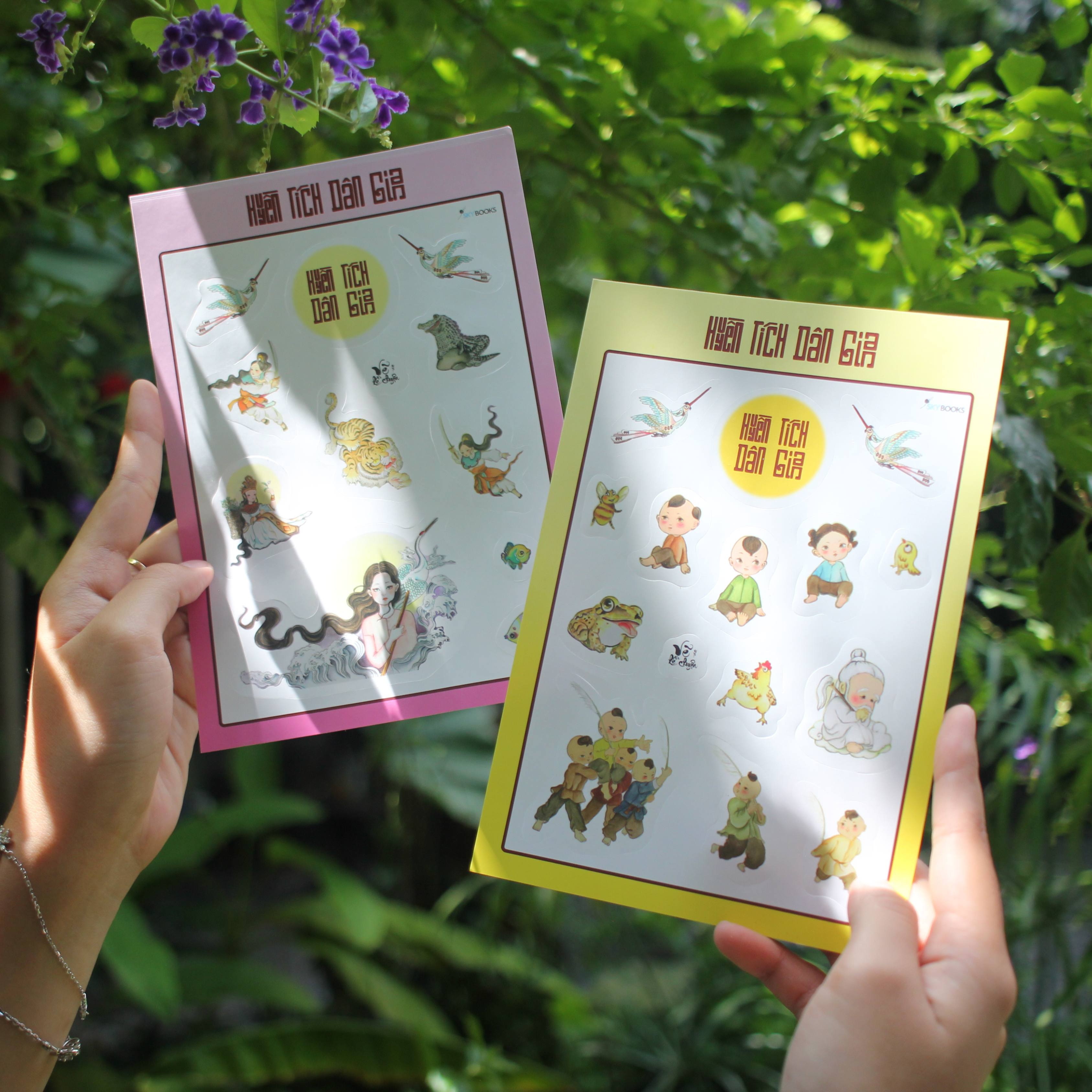 Bo Sach Huyen Tich Dan Gian - Huyen Su Viet + Dan Gian Ky Truyen (Bo 2 Cuon) - Ban Dac Biet - Tang Kem 2 Bookmark + 2 Sticker