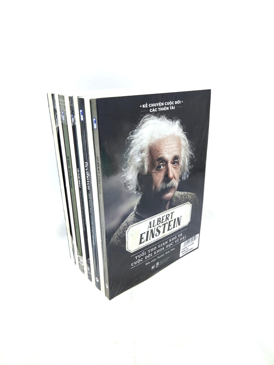 bộ sách kể chuyện cuộc đời các thiên tài (bộ 10 cuốn)