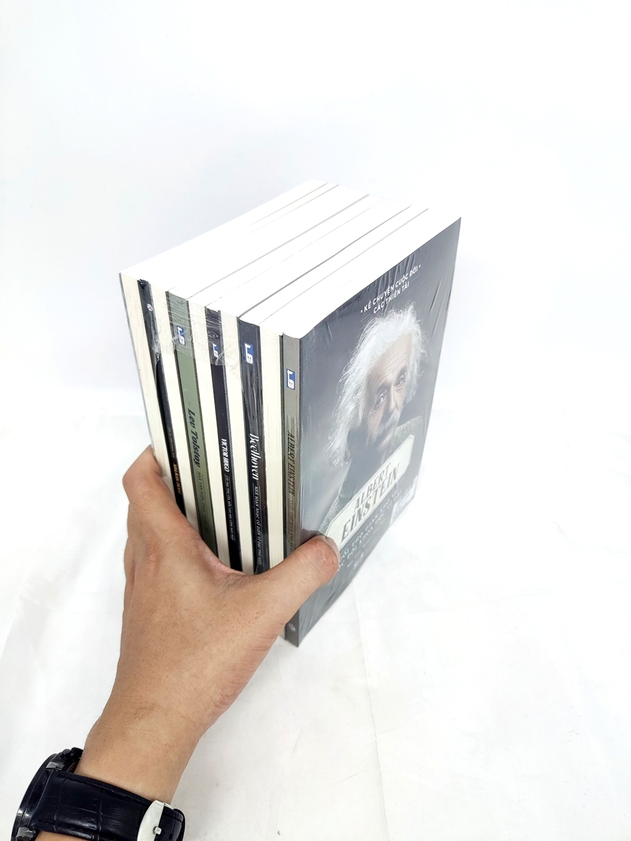 bộ sách kể chuyện cuộc đời các thiên tài (bộ 10 cuốn)