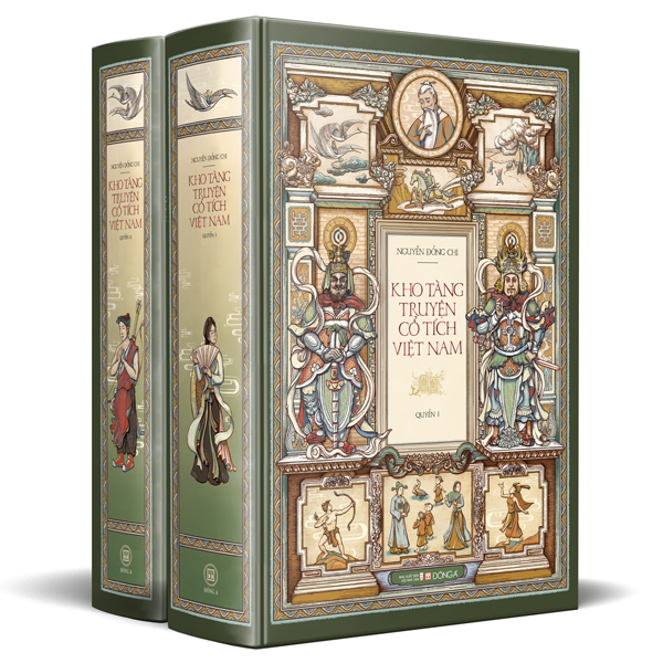 bộ sách kho tàng truyện cổ tích việt nam - quyển 1 + quyển 2 (bộ 2 quyển) - bìa cứng