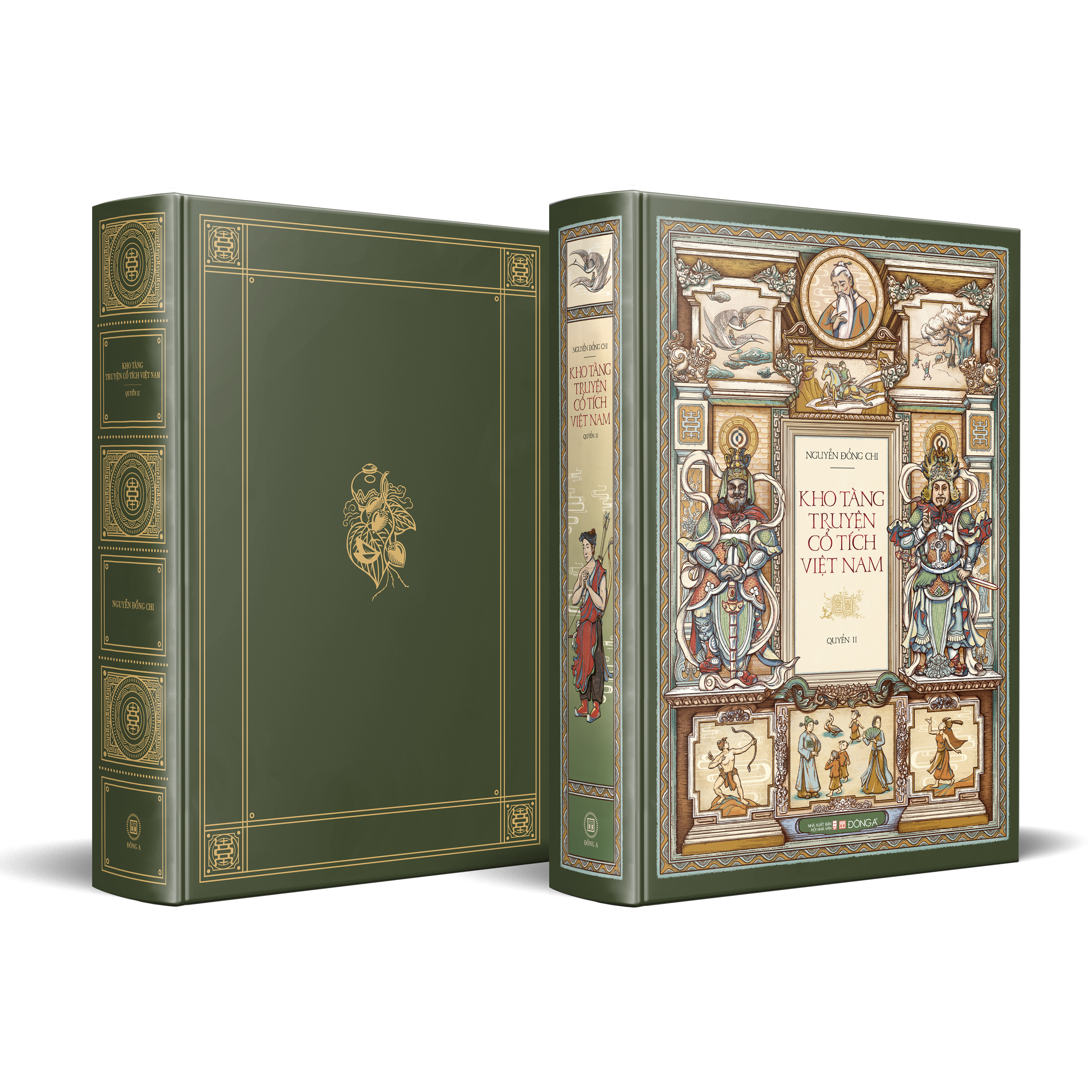 bộ sách kho tàng truyện cổ tích việt nam - quyển 1 + quyển 2 (bộ 2 quyển) - bìa cứng