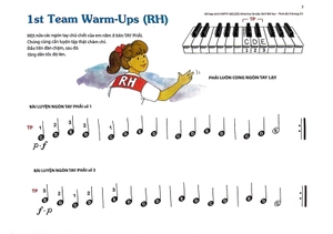bộ sách khóa học piano sơ cấp dành cho trẻ mới bắt đầu - trình độ a (bộ 3 cuốn)