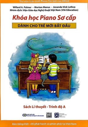 bộ sách khóa học piano sơ cấp dành cho trẻ mới bắt đầu - trình độ a (bộ 3 cuốn)