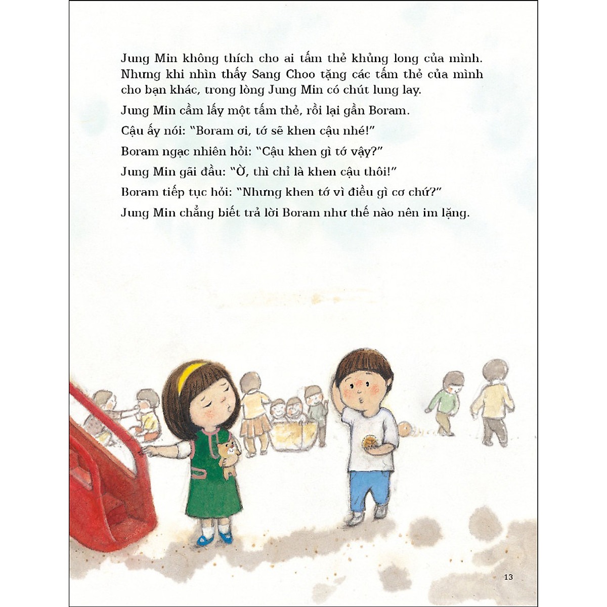 bộ sách kĩ năng xã hội thiết yếu dành cho trẻ - biết quan tâm và khen ngợi - 10 tấm thẻ khen ngợi - 3
