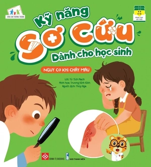 bộ sách kỹ năng sơ cứu dành cho học sinh (bộ 5 cuốn)