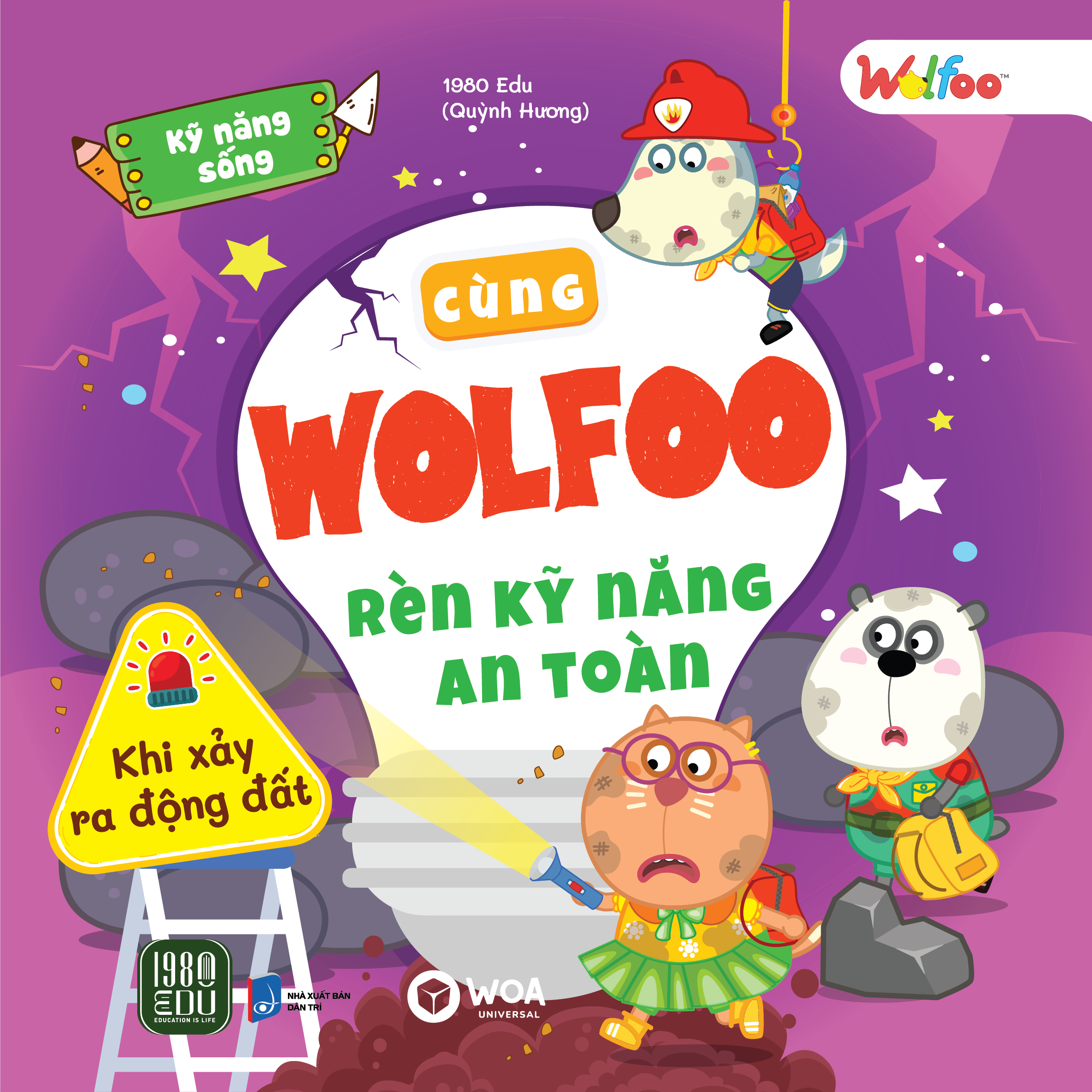 bộ sách kỹ năng sống - cùng wolfoo rèn kỹ năng an toàn (bộ 6 cuốn)