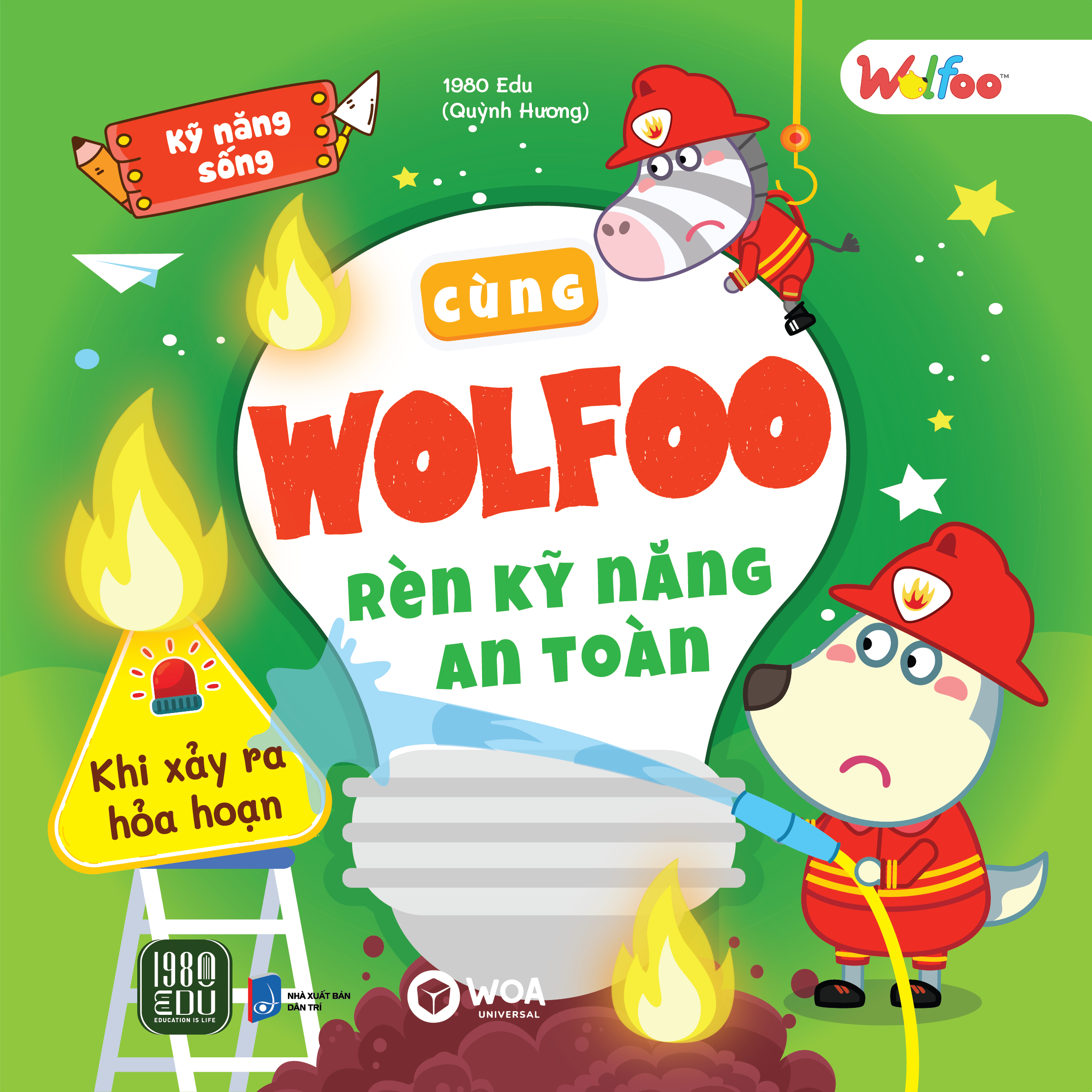 bộ sách kỹ năng sống - cùng wolfoo rèn kỹ năng an toàn (bộ 6 cuốn)