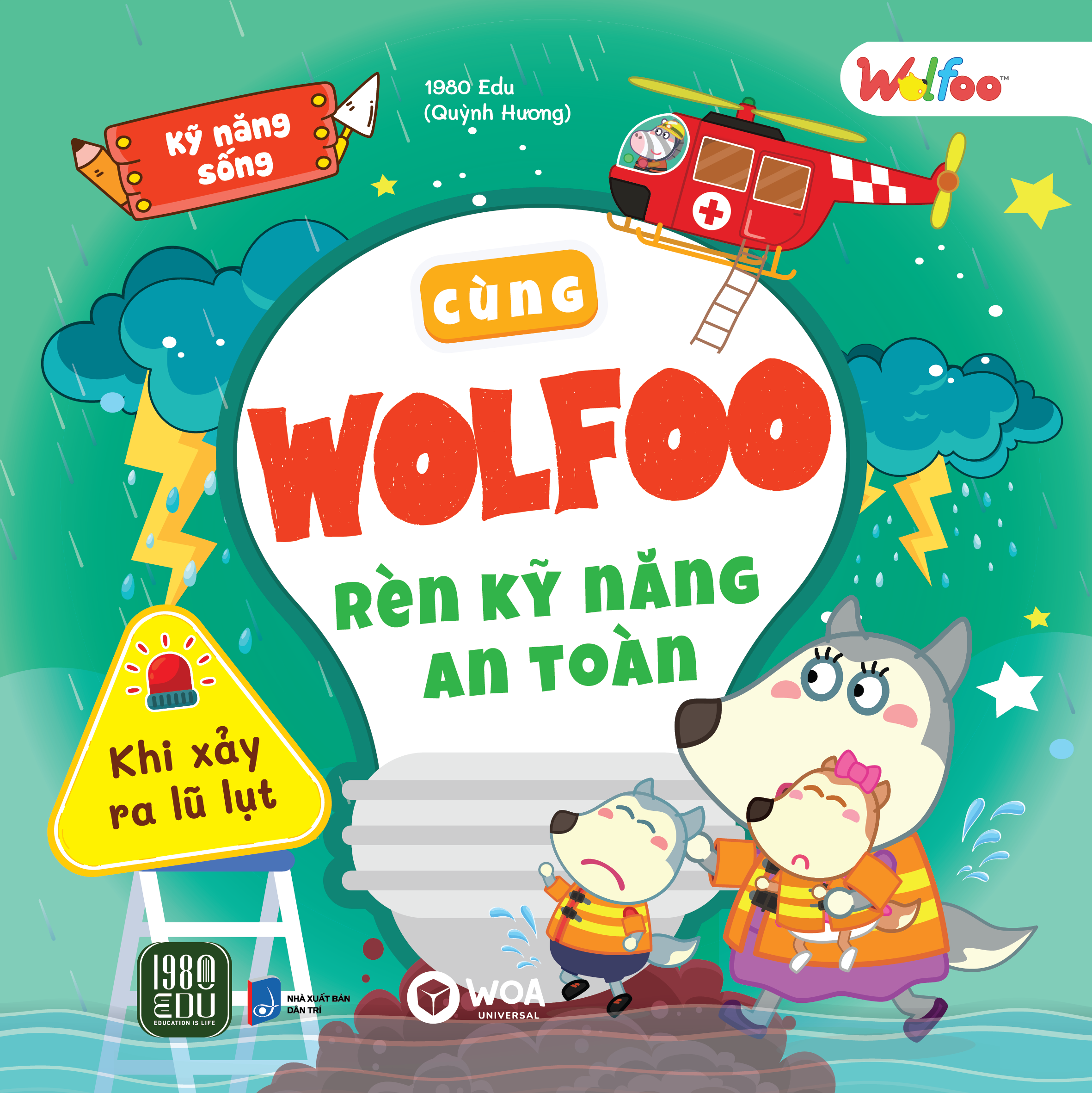 bộ sách kỹ năng sống - cùng wolfoo rèn kỹ năng an toàn (bộ 6 cuốn)