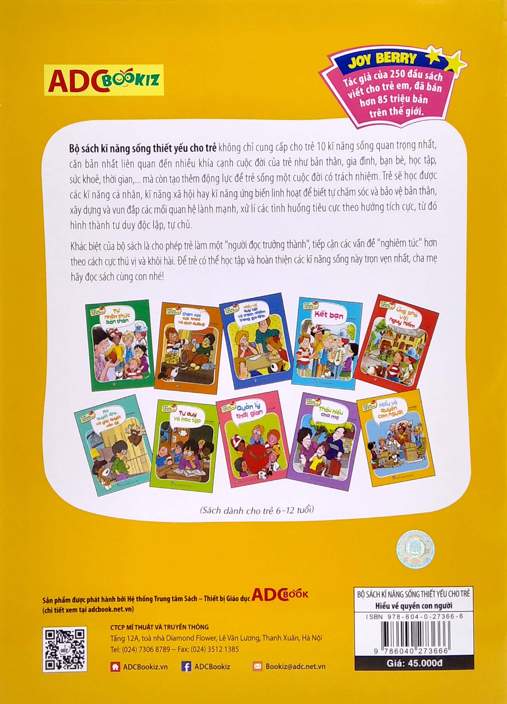 bộ sách kỹ năng sống thiết yếu cho trẻ - hiểu về quyền con người