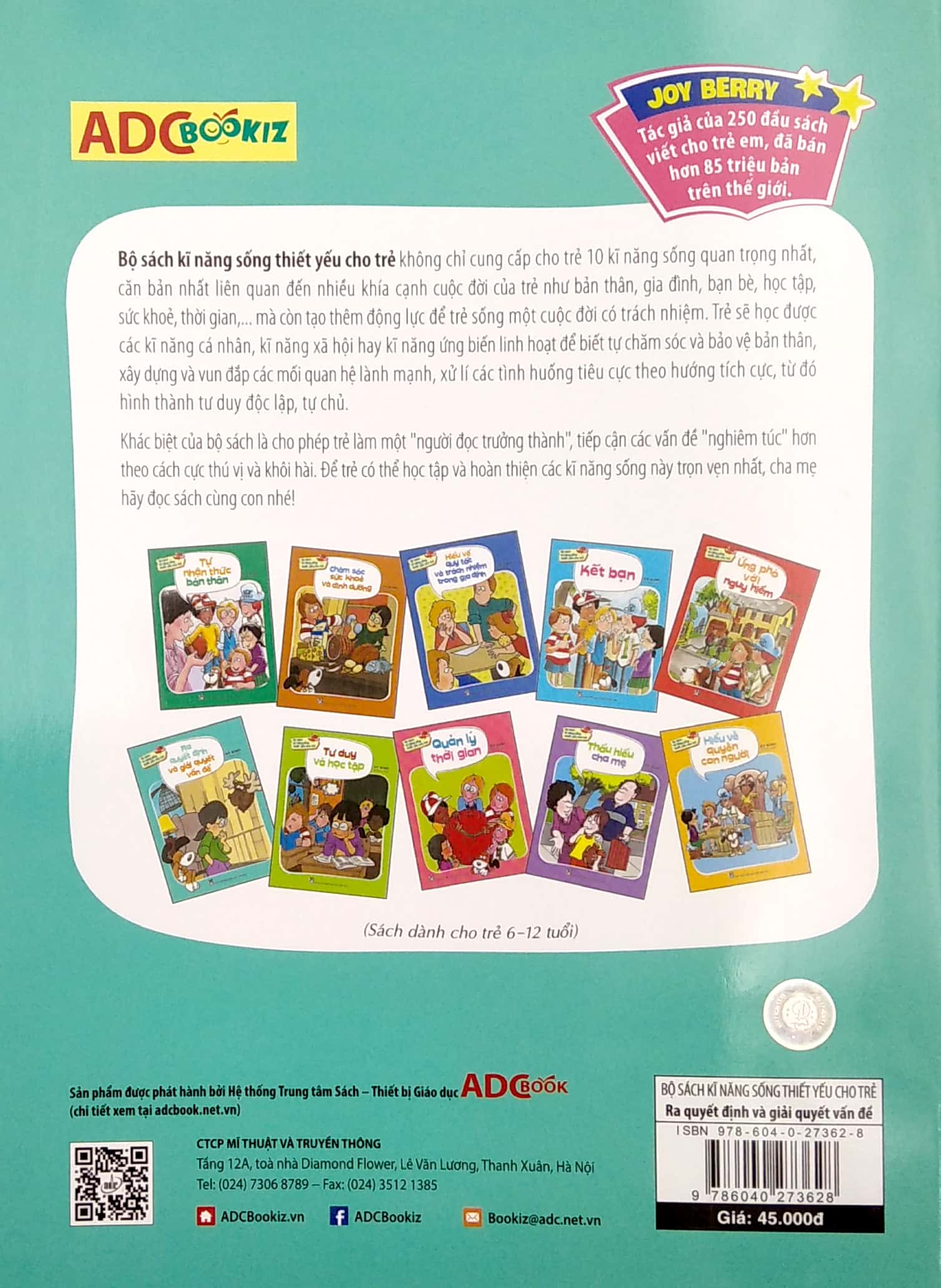 bộ sách kỹ năng sống thiết yếu cho trẻ - ra quyết định và giải quyết vấn đề