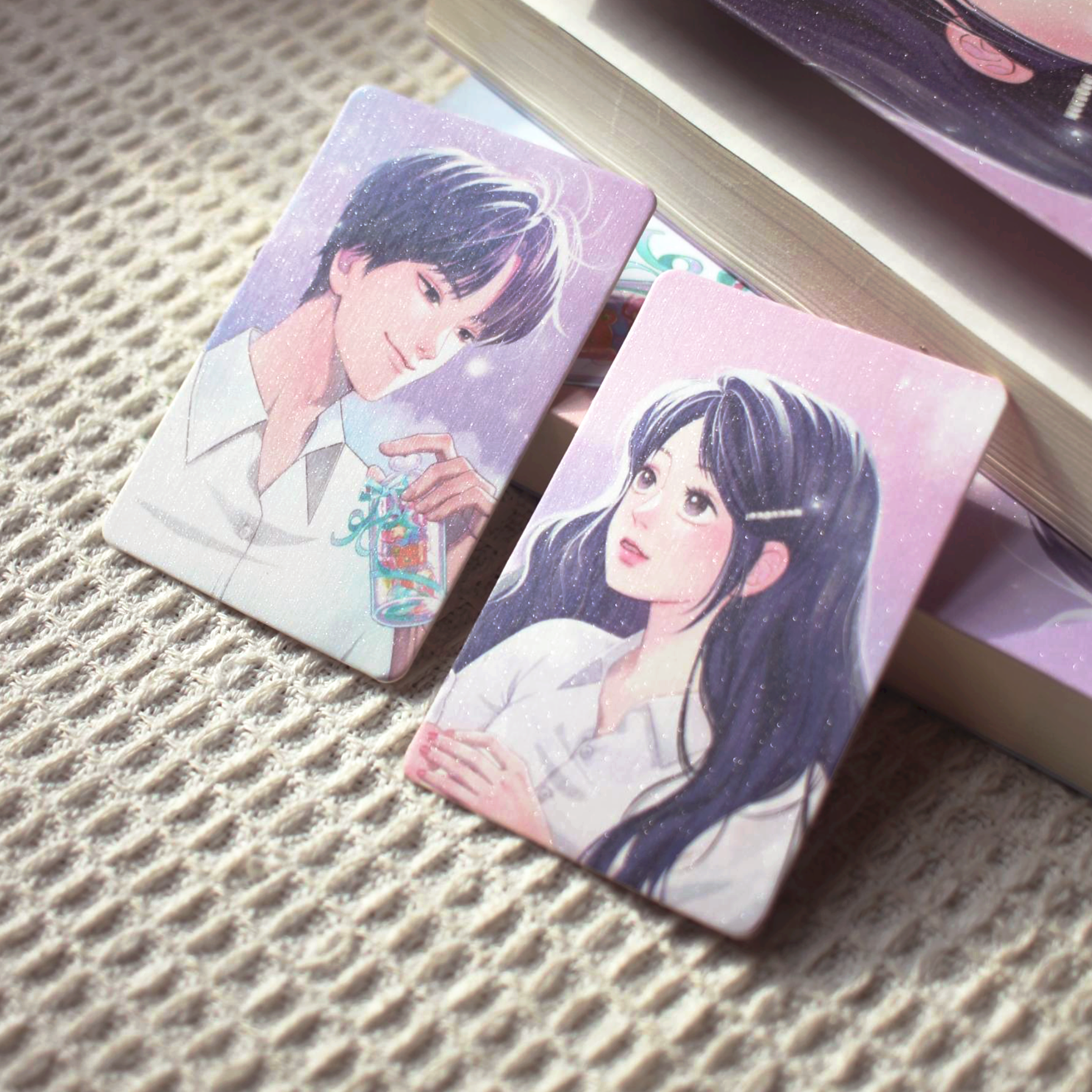 Bo Sach La Hoa Khong The Tranh - Tap 1 + Tap 2 (Bo 2 Tap) - Ban Dac Biet - Tang Kem 2 Bookmark + 2 Card Bo Goc Can Mang Kim Tuyen To Tam + 1 Acrylic Block