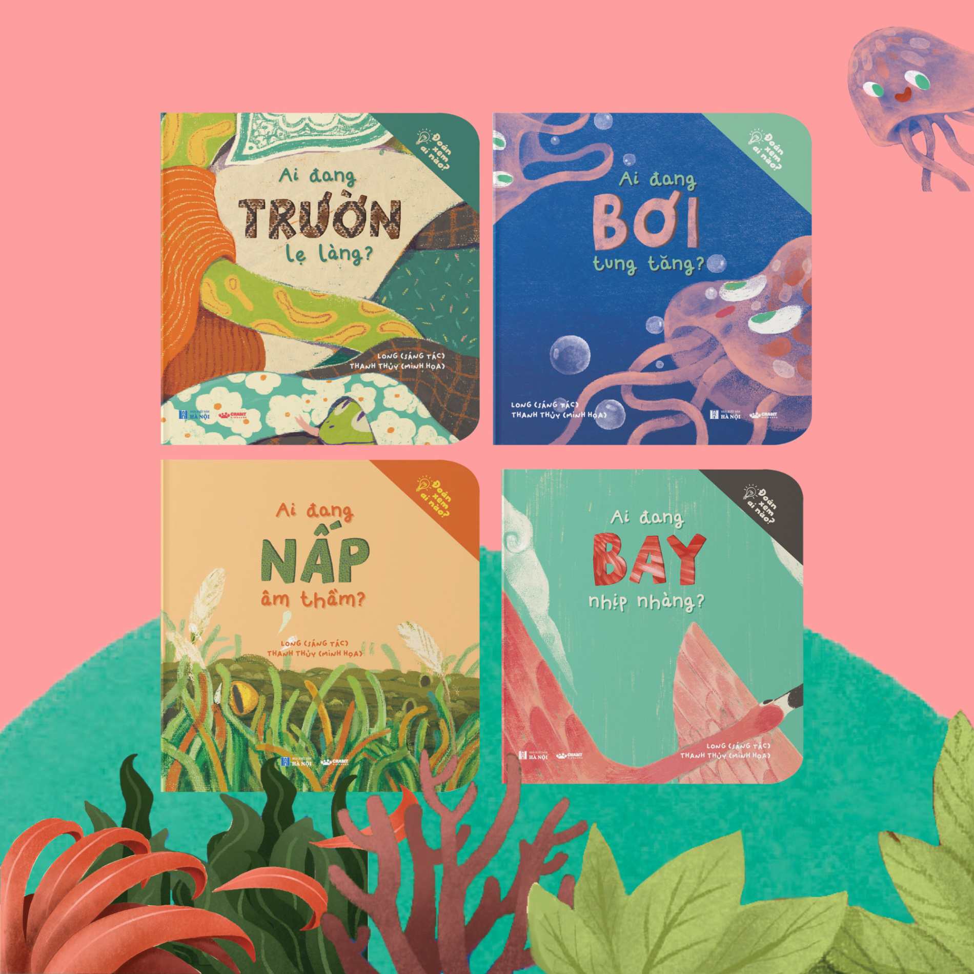 bộ sách lật mở phán đoán - đoán xem ai nào? (bộ 4 cuốn)