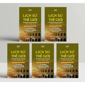 bộ sách lịch sử thế giới - the penguin history of the world (bộ 5 cuốn)