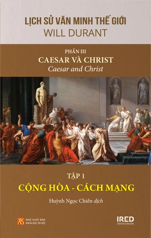 bộ sách lịch sử văn minh thế giới - phần iii - caesar và christ (bộ 3 cuốn) (tái bản 2024)