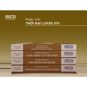 bộ sách lịch sử văn minh thế giới - phần viii - thời đại của louis xiv (bộ 4 cuốn)