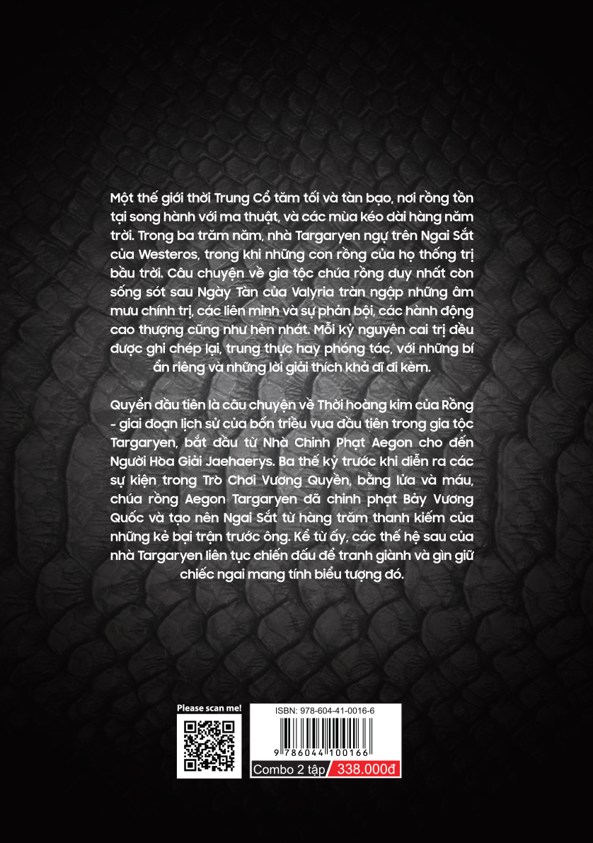 bộ sách lửa và máu - tập 1 + tập 2 (bộ 2 cuốn)