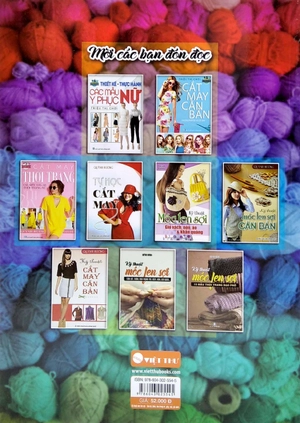 bộ sách móc len sợi: thời trang hè thu + thời trang xuân hè + 15 mẫu thời trang + móc len sợi tấm lót, thảm, hoa trang trí, giày, nón, giỏ xách,… (bộ 4 cuốn)