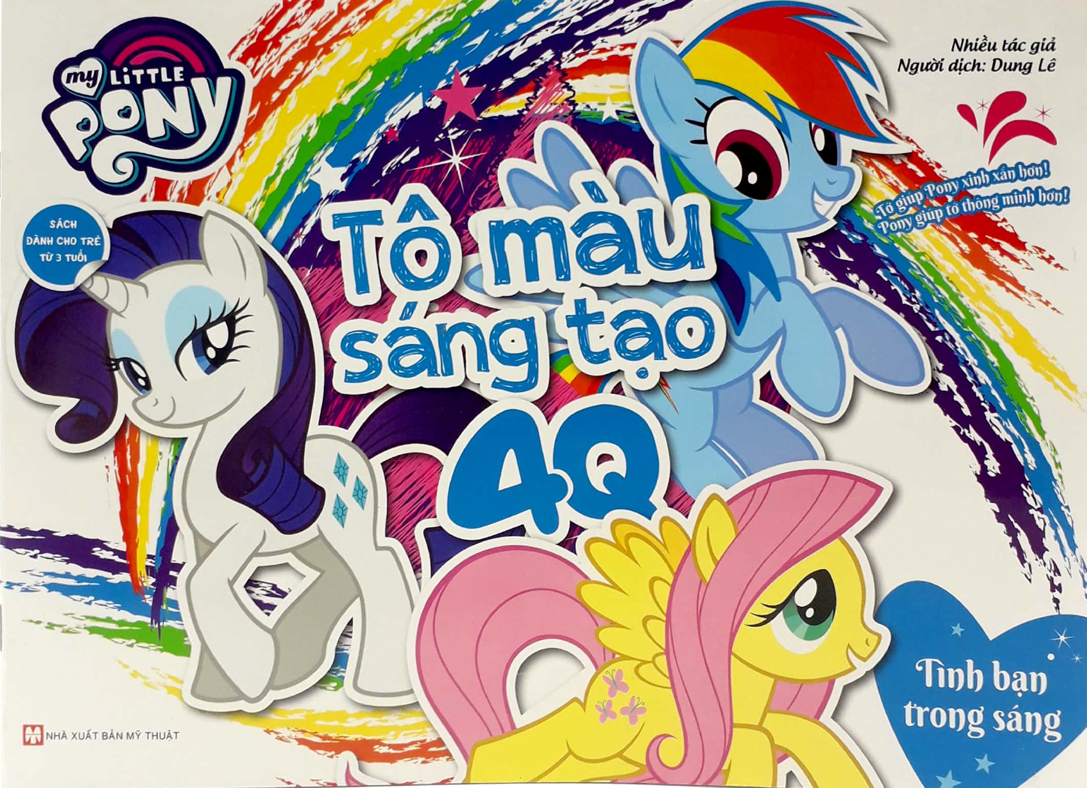 bộ sách my little pony - tô màu sáng tạo 4q (bộ 4 cuốn)