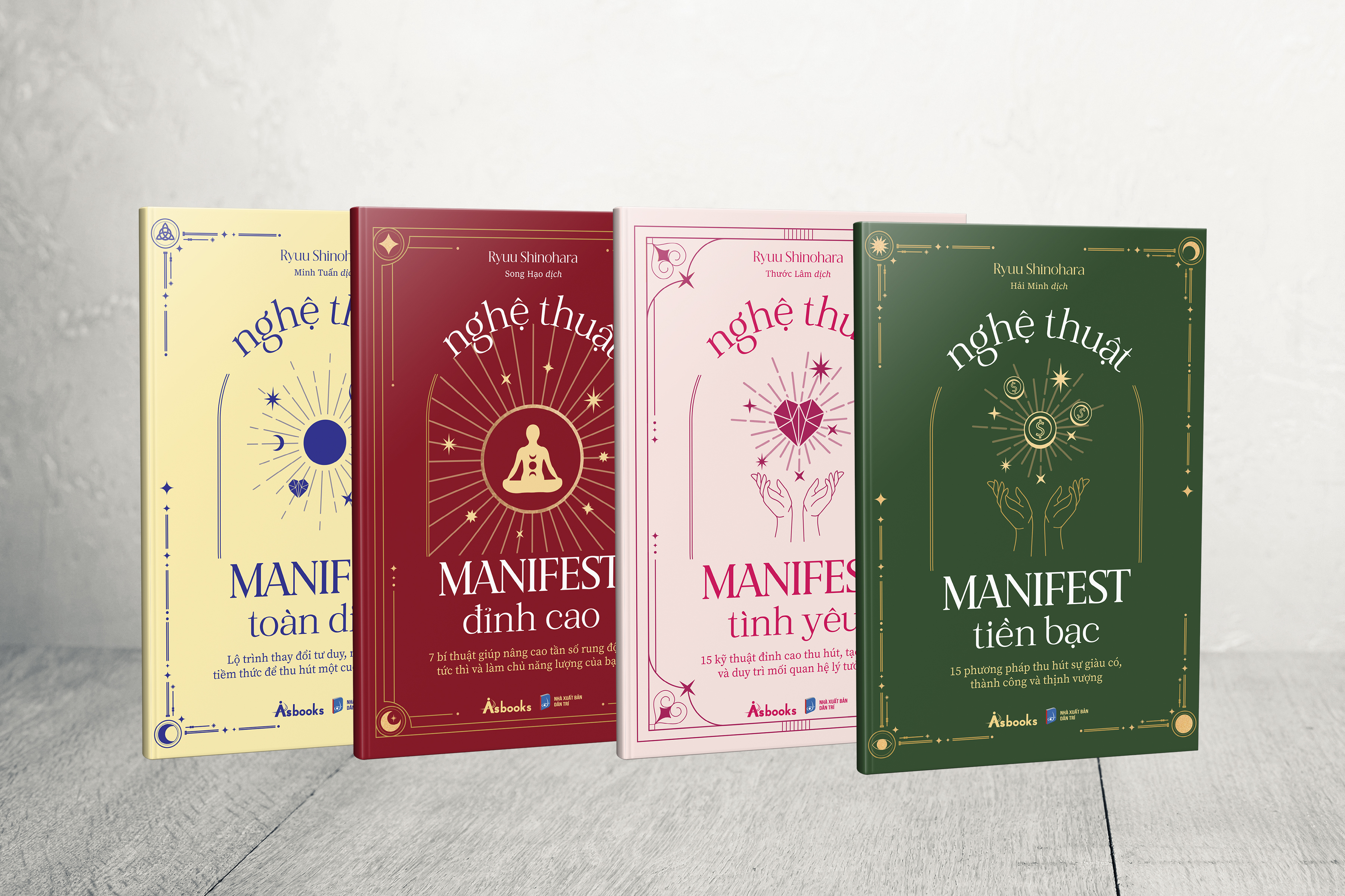 bộ sách nghệ thuật manifest trọn bộ (bộ 4 cuốn)