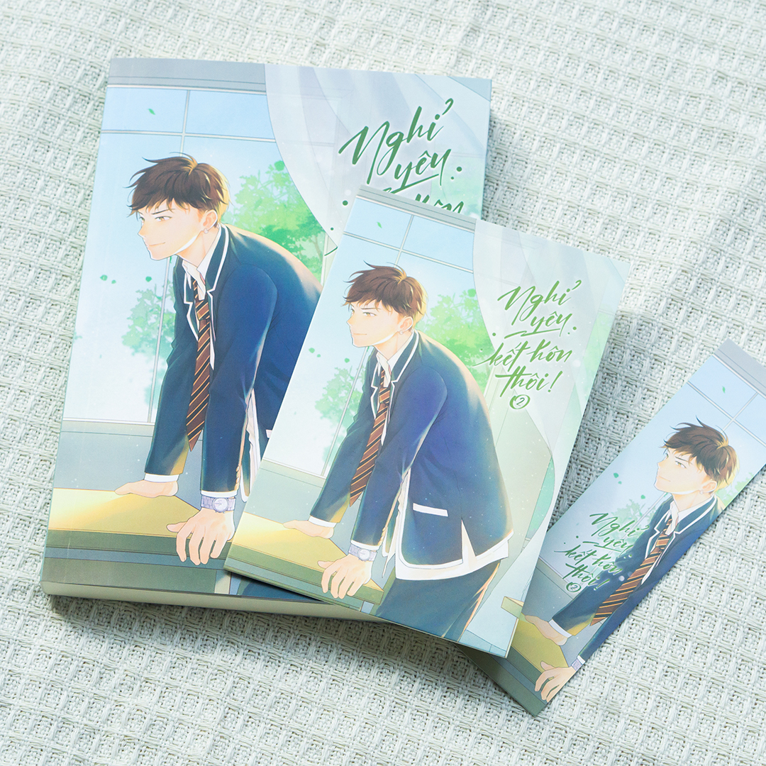 Bộ Sách Nghỉ Yêu, Kết Hôn Thôi! - Tập 1 + Tập 2 (Bộ 2 Tập) - Bản Đặc Biệt - Tặng Kèm 2 Bookmark + 2 Postcard Bồi Cứng