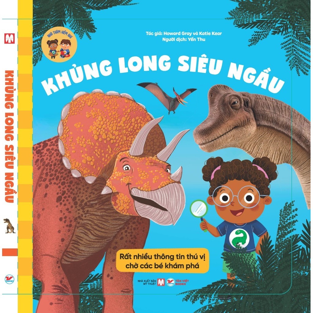bộ sách nhà thám hiểm nhí - khủng long siêu ngầu + vũ trụ kì diệu (bộ 2 cuốn)