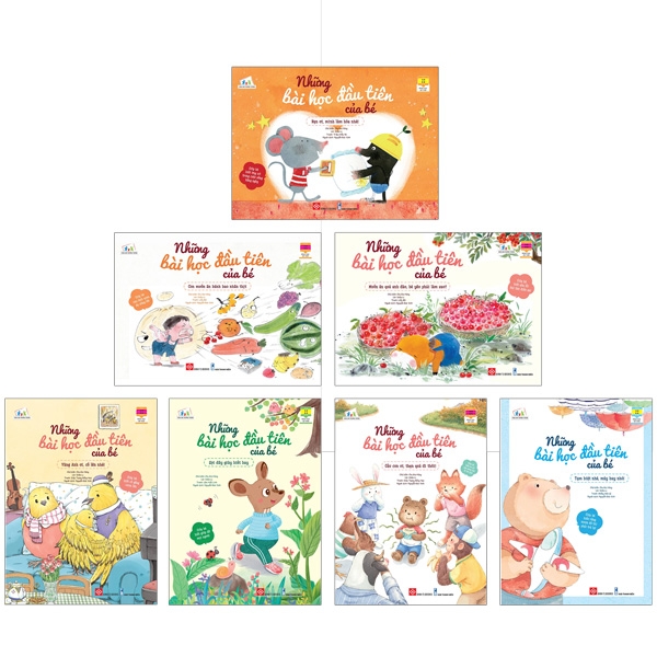 bộ sách những bài học đầu tiên của bé (bộ 7 cuốn)