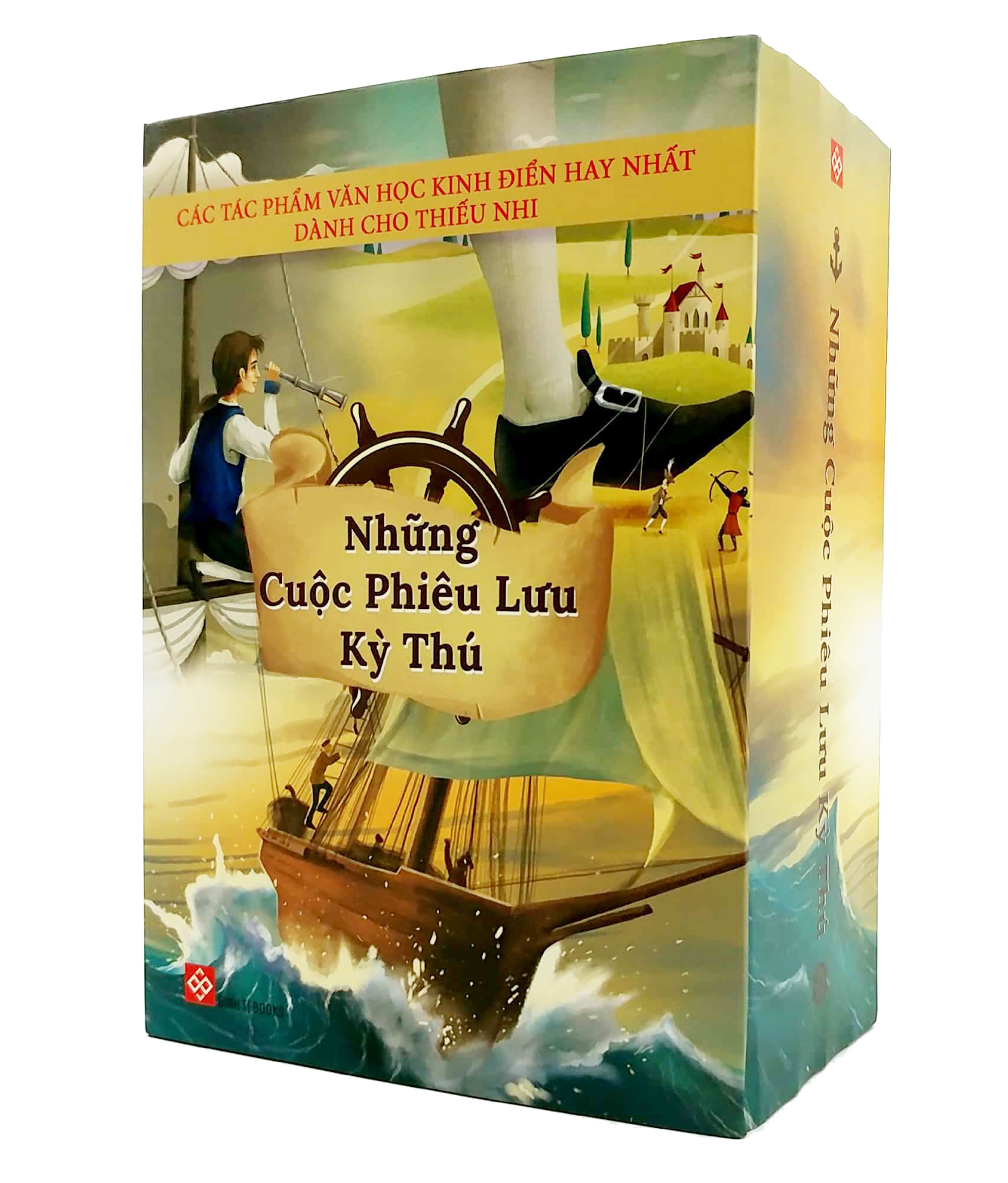 bộ sách những cuộc phiêu lưu kỳ thú (bộ 5 tập)