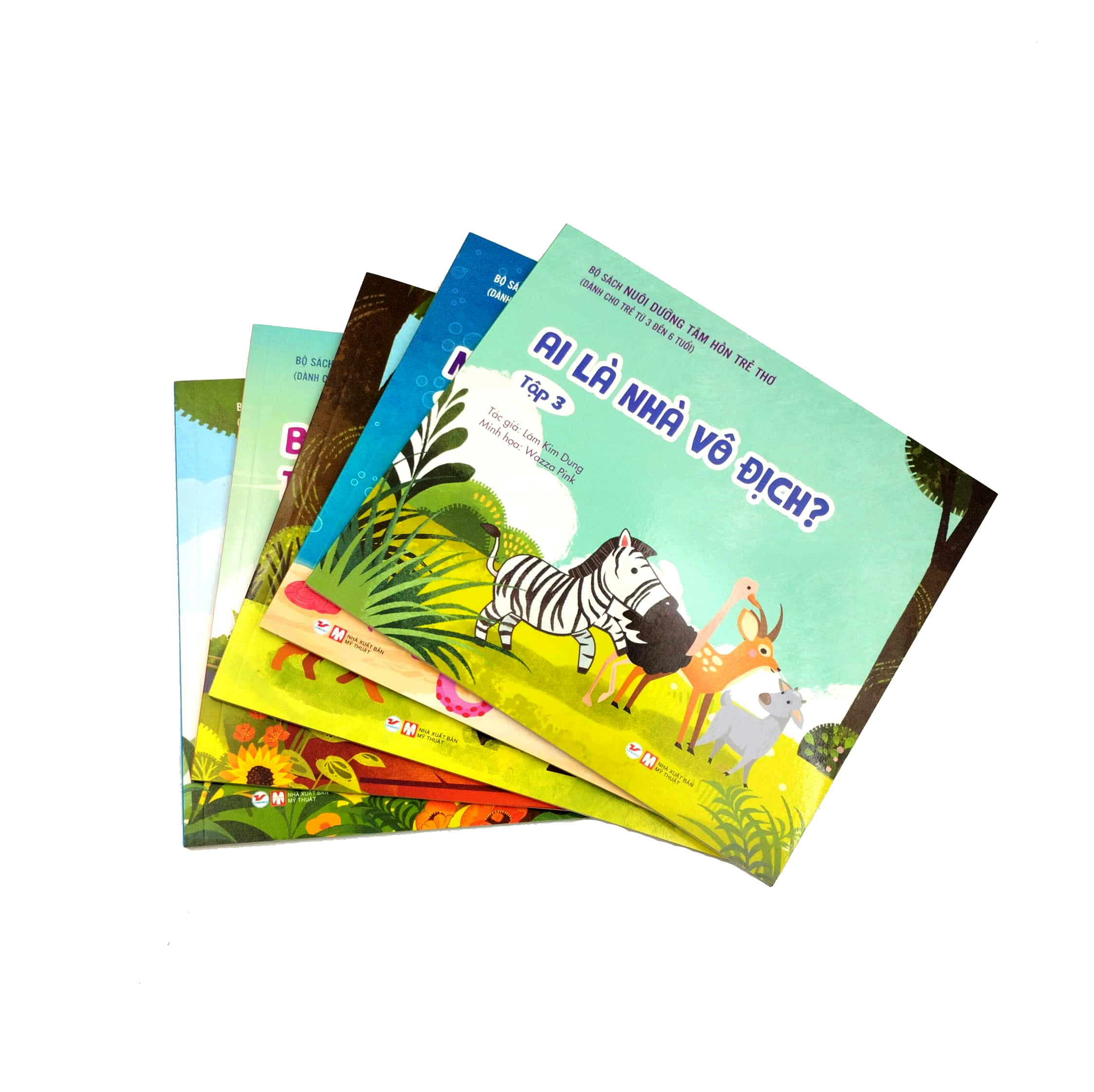 bộ sách nuôi dưỡng tâm hồn trẻ thơ (dành cho trẻ từ 0-6 tuổi) (bộ 5 cuốn) (tái bản 2023)