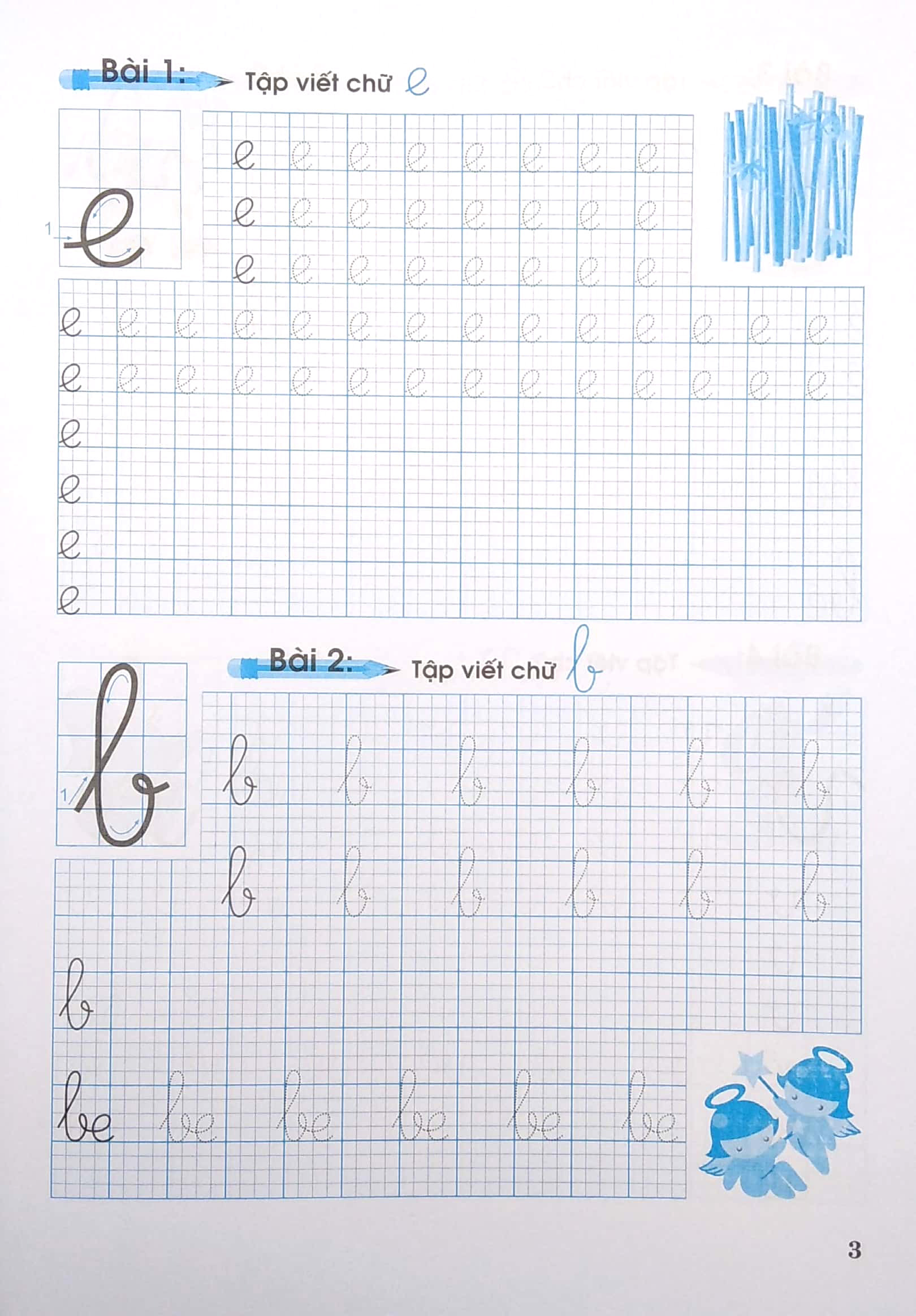 Bo Sach On Tap He Tieng Viet 1 + On Tap He Toan 1 (Bo 2 Cuon) - Tang Kem Sach Luyen Viet Chu Dep Lop 1 - Tap 1 + Tap 2