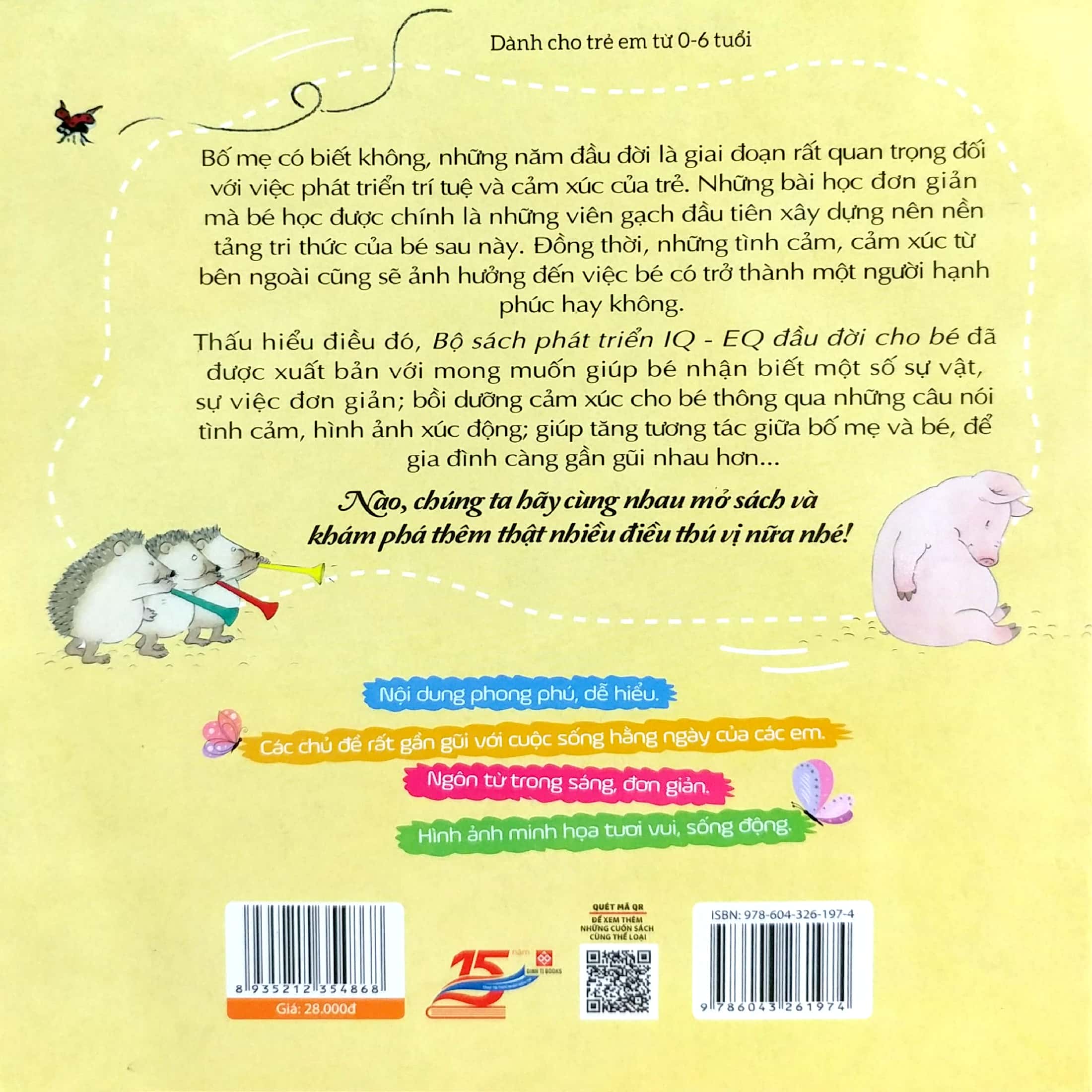 bộ sách phát triển iq - eq đầu đời cho bé - bé rèn trí thông minh - làm thế nào để đánh thức heo ú?