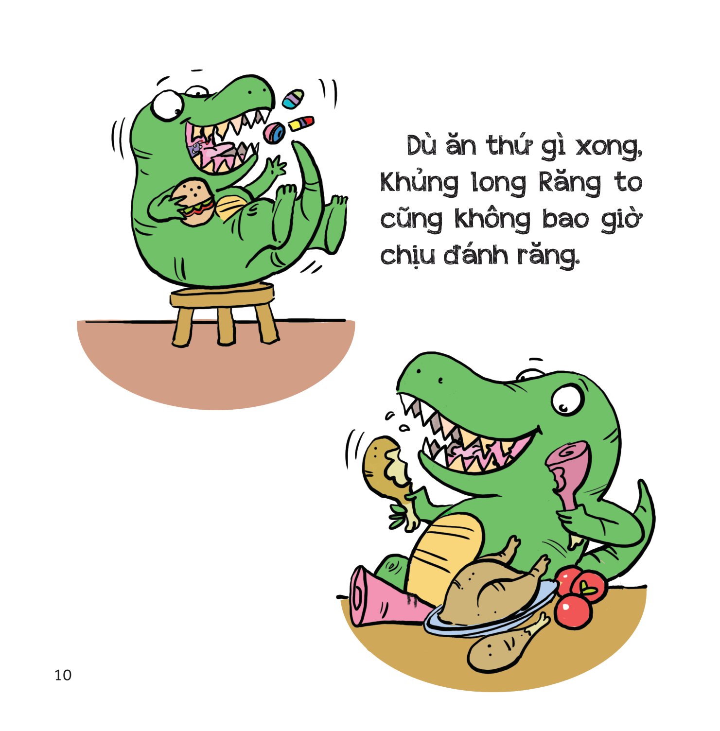 bộ sách phát triển iq - eq đầu đời cho bé - bé vệ sinh răng miệng - răng ai đẹp nhất?