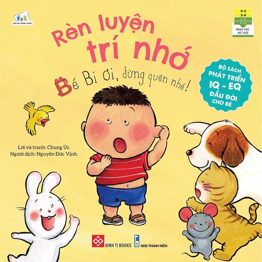 bộ sách phát triển iq - eq đầu đời cho bé (bộ 8 cuốn)