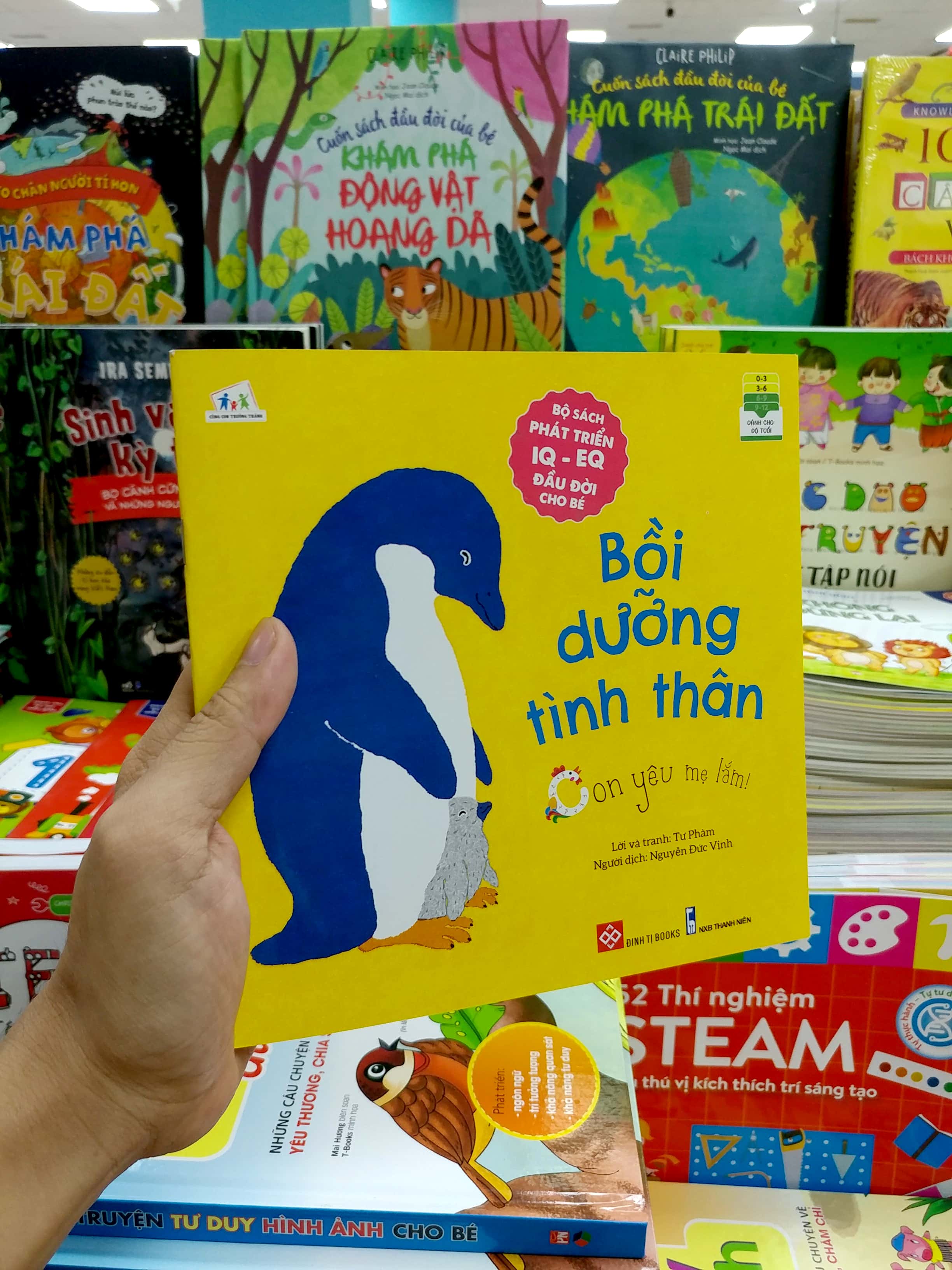 bộ sách phát triển iq - eq đầu đời cho bé - bồi dưỡng tình thân - con yêu mẹ lắm!